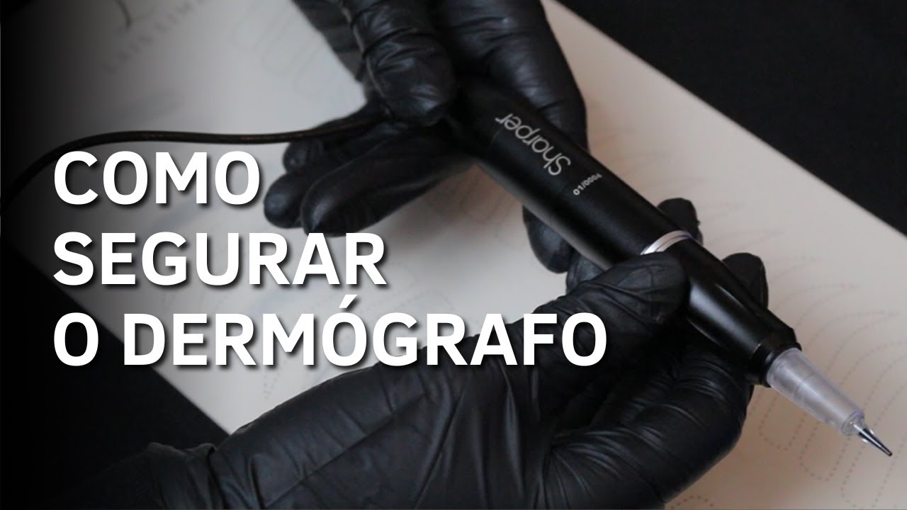 Como segurar o Dermógrafo