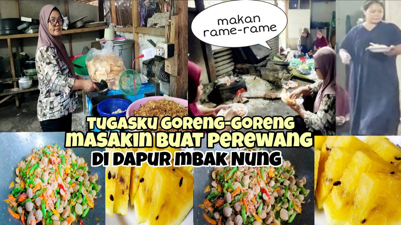 Masakin buat perewang semua suka || makan rame-rame ⁉️ Salembrot dan mbak nung mbak iti vlog 