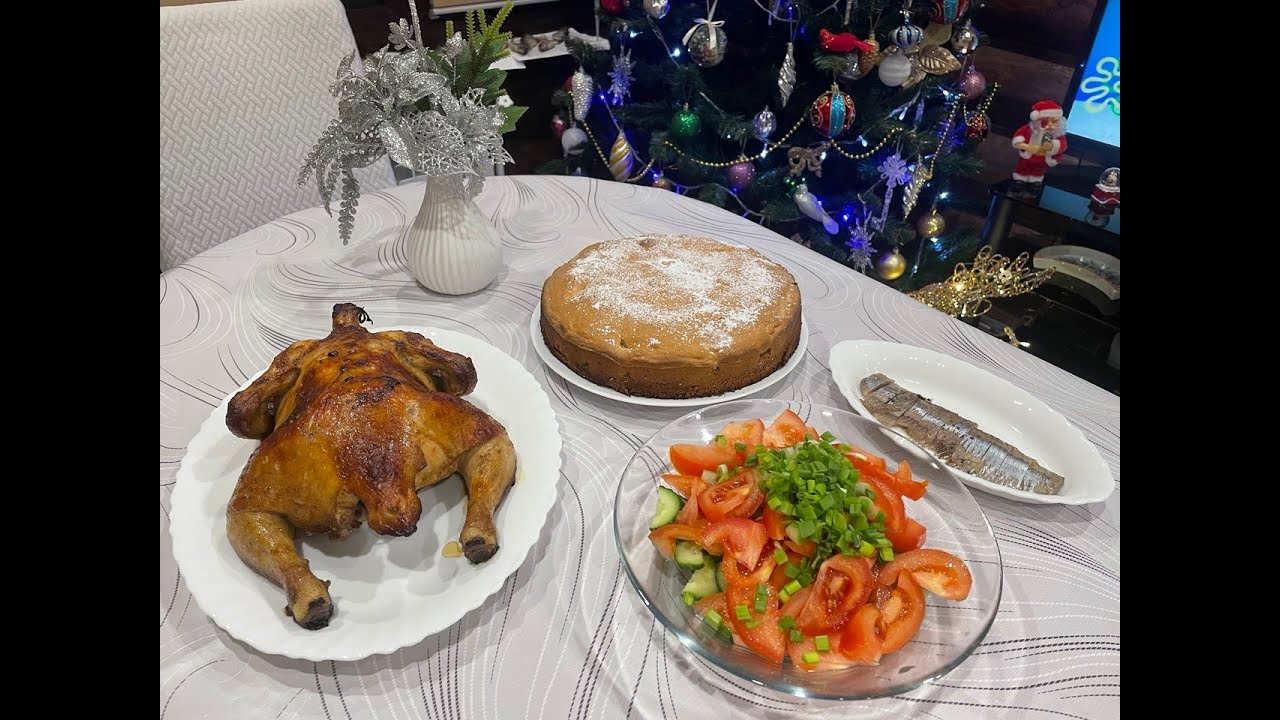 Шарлотка Курочка запеченая в духовке