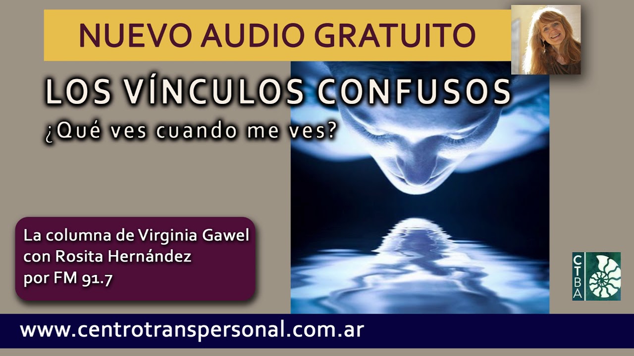 Virginia Gawel: LOS VINCULOS CONFUSOS Qué ves cuando me ves