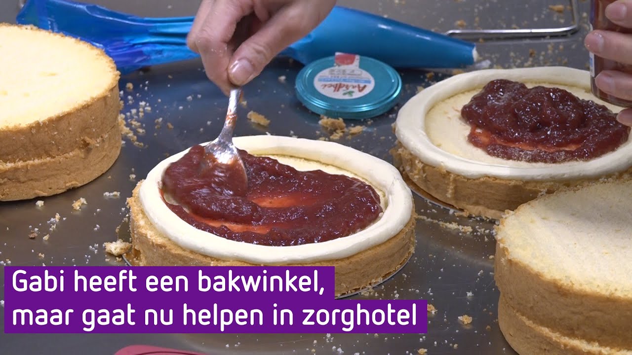 Gabi heeft een bakwinkel, maar gaat nu helpen in zorghotel