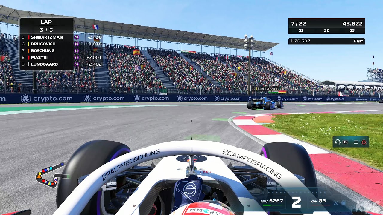 F1 22 - Ralph Boschung Gameplay (PS5 UHD) [4K60FPS]