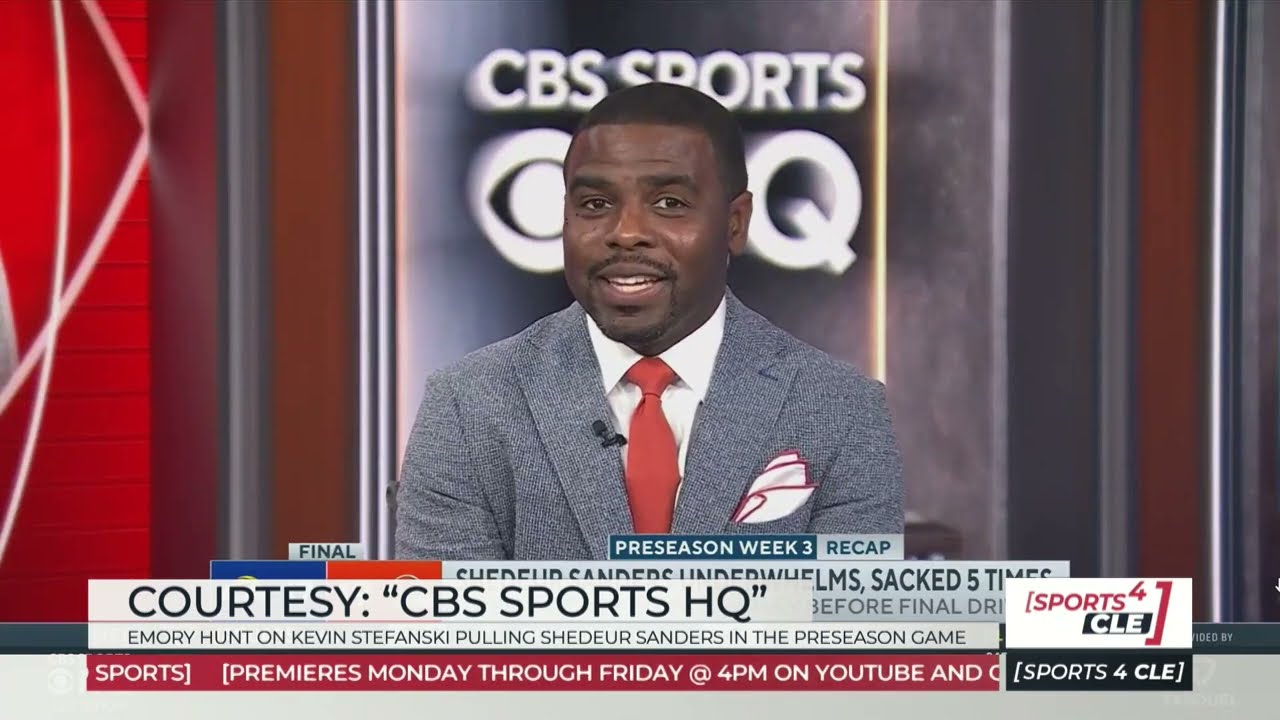 Emory Hunt on Kevin Stefanski Pulling Shedeur Sanders Saturday vs. the Rams - Sports4CLE, 8/25/25