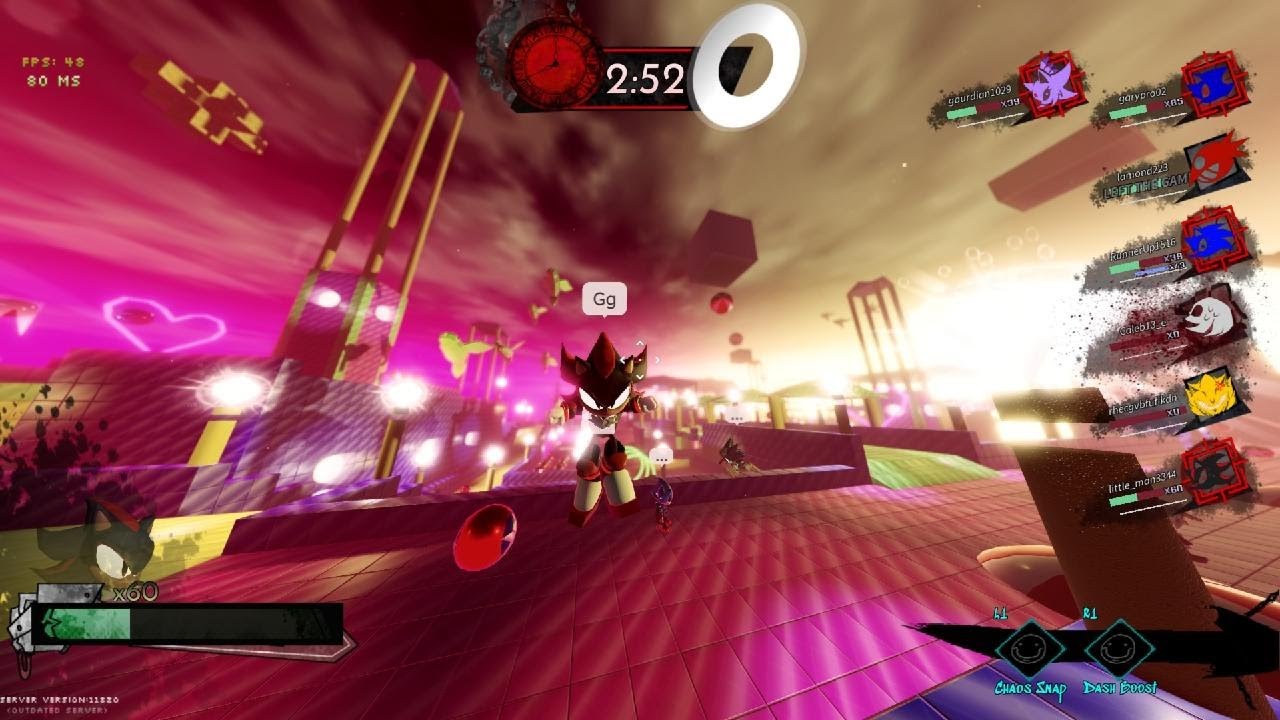 Shadow the hedghog gameplay|killing fleetway in the process.