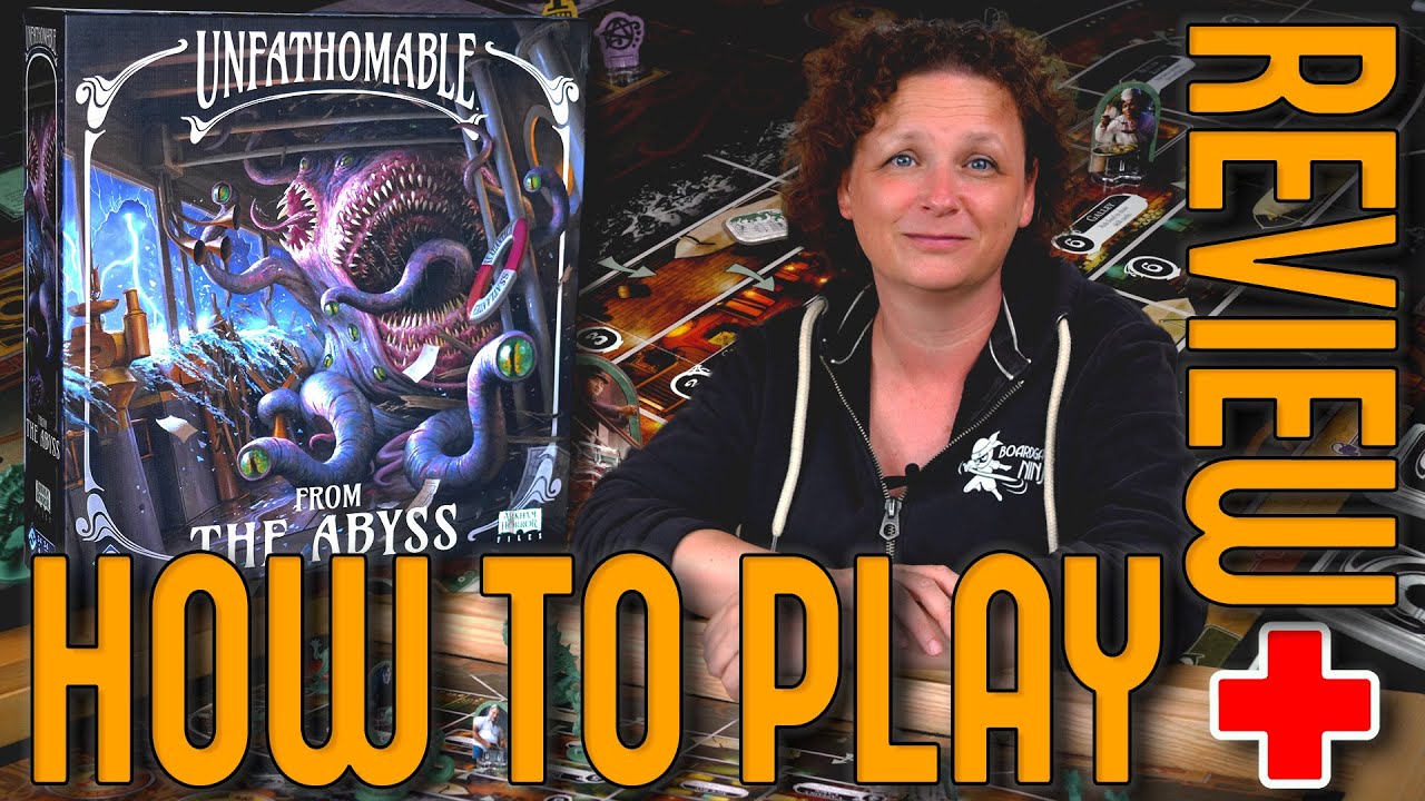 Unfathomable - From the Abyss - Как играть - Обзор настольной игры Ninja Fantasy Flight Games - Д...