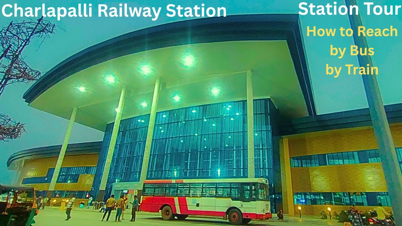 New Charlapalli Railway Station Tour 🚉 | How to Reach by Bus & Train 🚌🚆 |  Charlapalli Station 2025
