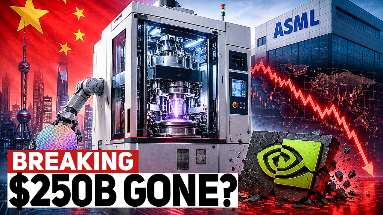 Китай создал свой аналог ASML &mdash; Nvidia потеряла 250 миллиардов долларов за один день
