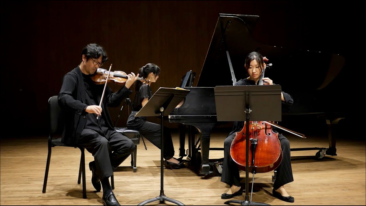 Trio Triptych plays French Piano Trios in Indiana and Kentucky in October 2024, sponsored by OCCA