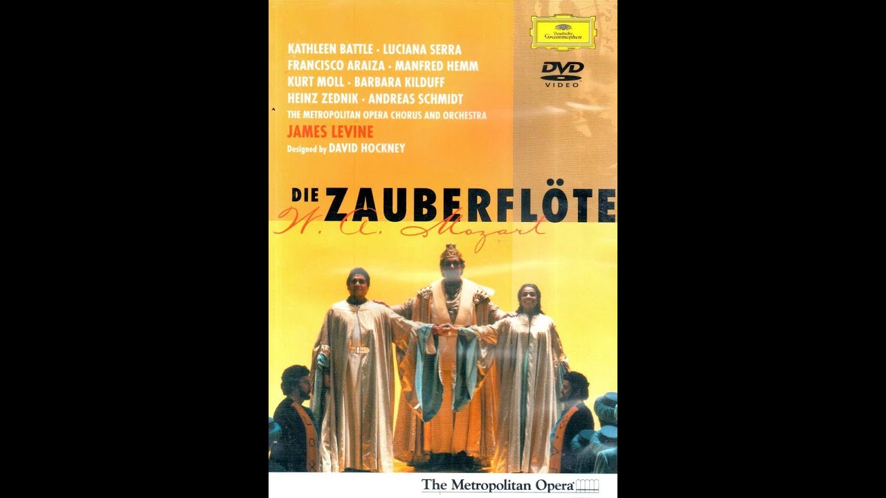 La Flauta Magica, Mozart/ The Metropolitan Opera (1991), Levine, Moll, Serra, Hem, Battle, Araiza