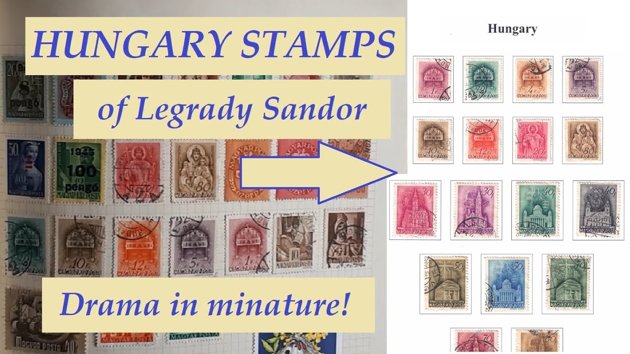 Trash to Treasure - Legrady Sandor's stunning stamp designs found in old albums