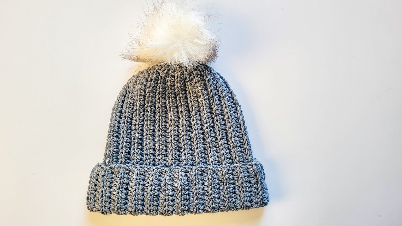 Czapka na szydełku. Prosty wzór. Crochet Beanie Tutorial