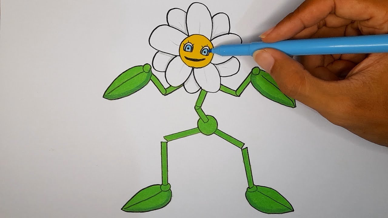 Daisy Poppy Playtime - Menggambar Mudah Pemula