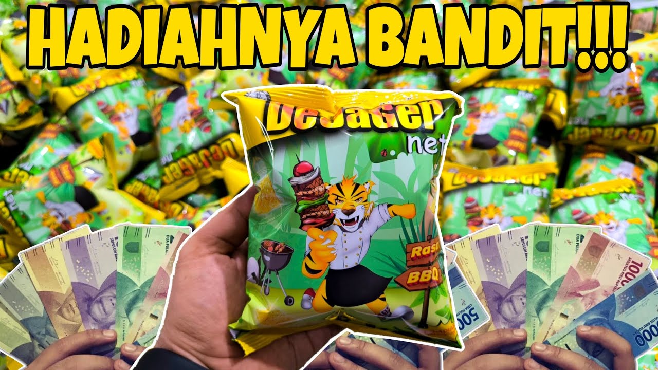 VIRAL!!! HADIAHNYA BANDIT!!! UNBOXING SNACK DEJAGER NET BBQ
