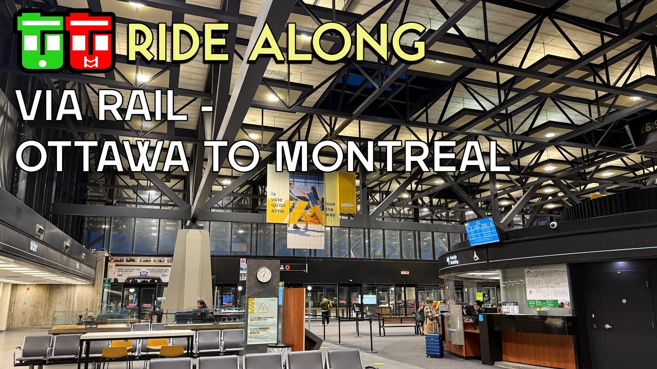 TT Ride Along - VIA Rail Ottawa to Montreal