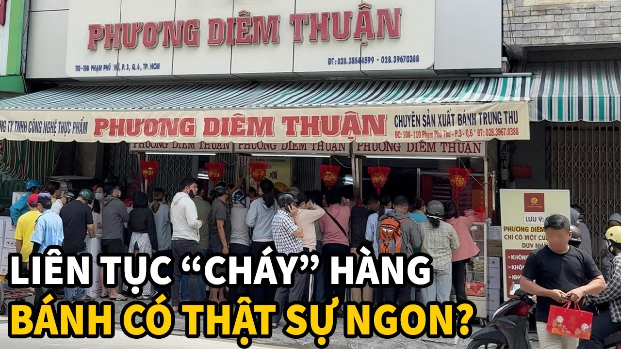 Vì sao bánh Trung Thu PHƯƠNG DIÊM THUẬN luôn đông nghẹt, liên tục 