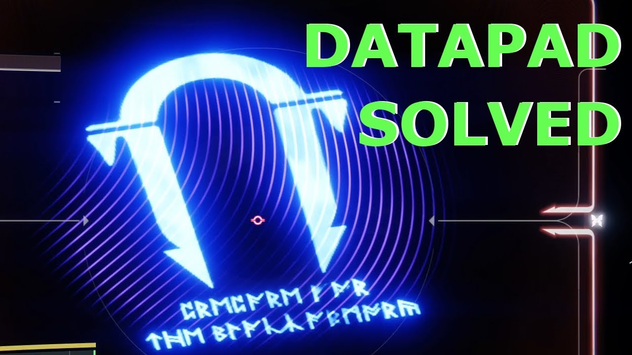 Mysterious Datapad Solved