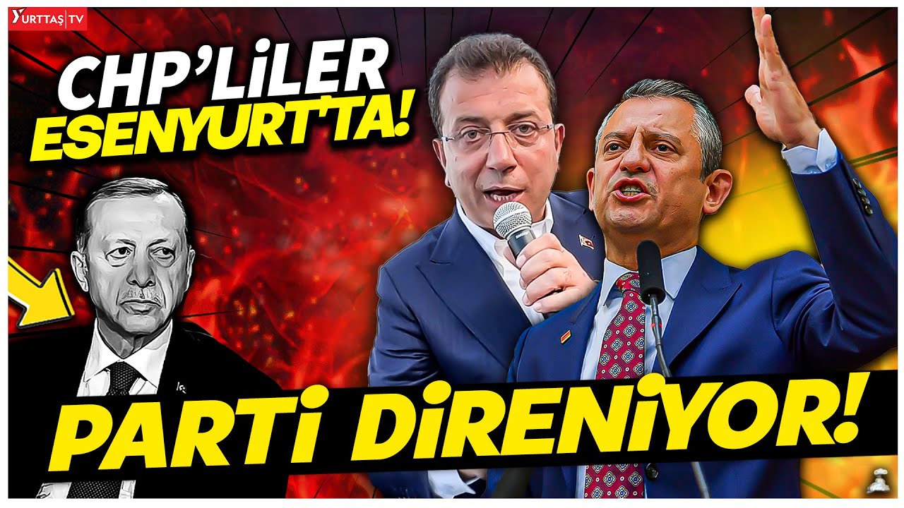CHP Esenyurt'u Terk Etmiyor! Yılbaşı Gününde Bile Meydan Boş Kalmadı!