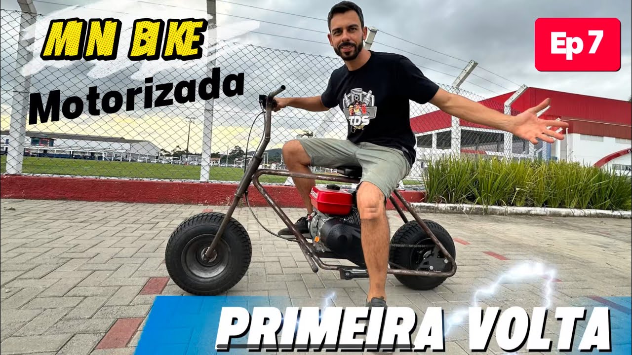 Primeiro B0RRACHÃ0 e Primeira VOLTA 🤣 na Mini Motorizada 200cc