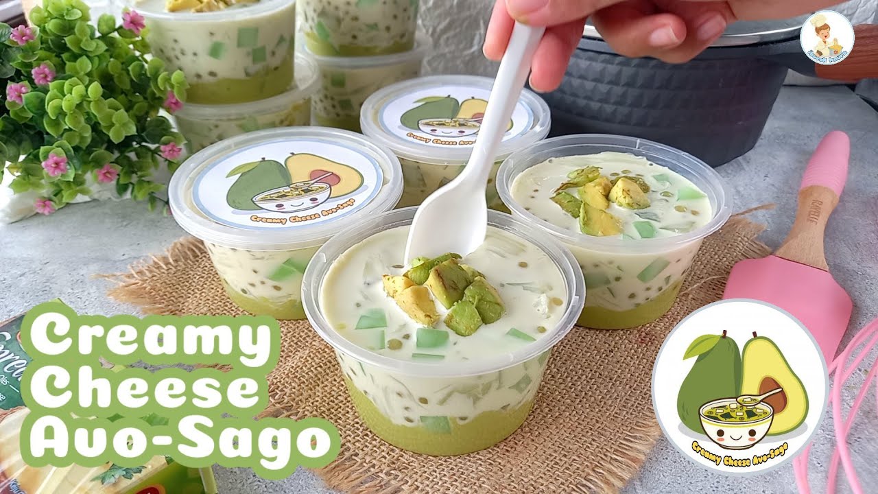 CREAMY CHEESE AVOCADO SAGO ENAK BANGETTT