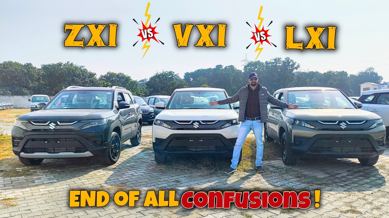 Maruti Suzuki Brezza all CNG variants detailed comparison ✅ best varient for you