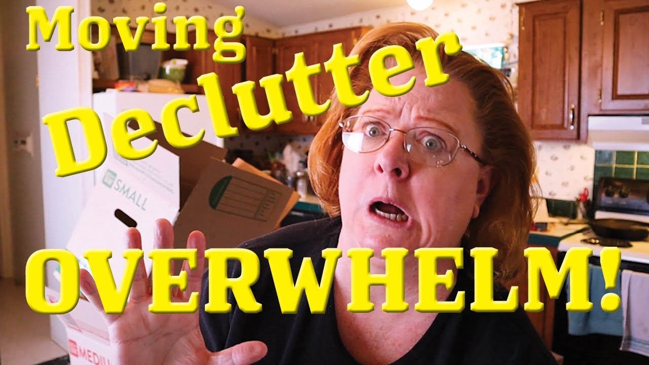 Moving Declutter OVERWHELM!! Get it in the box!!!