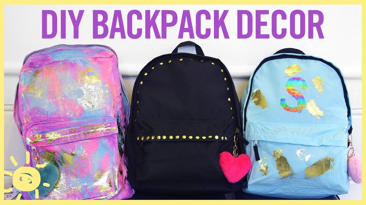 STYLE & BEAUTY | DIY Backpack Decor