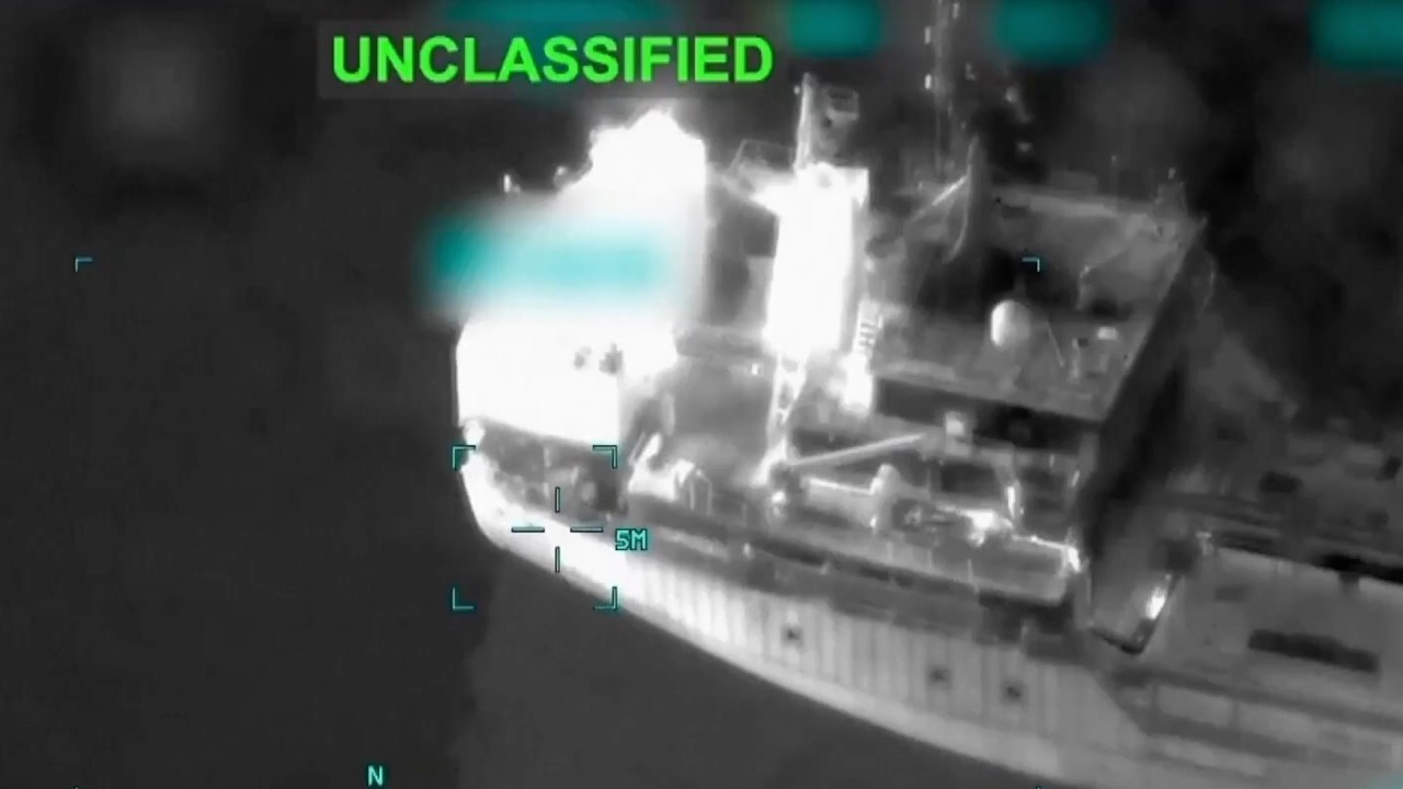 US Strikes Ship for Violating Blockade Against Iran