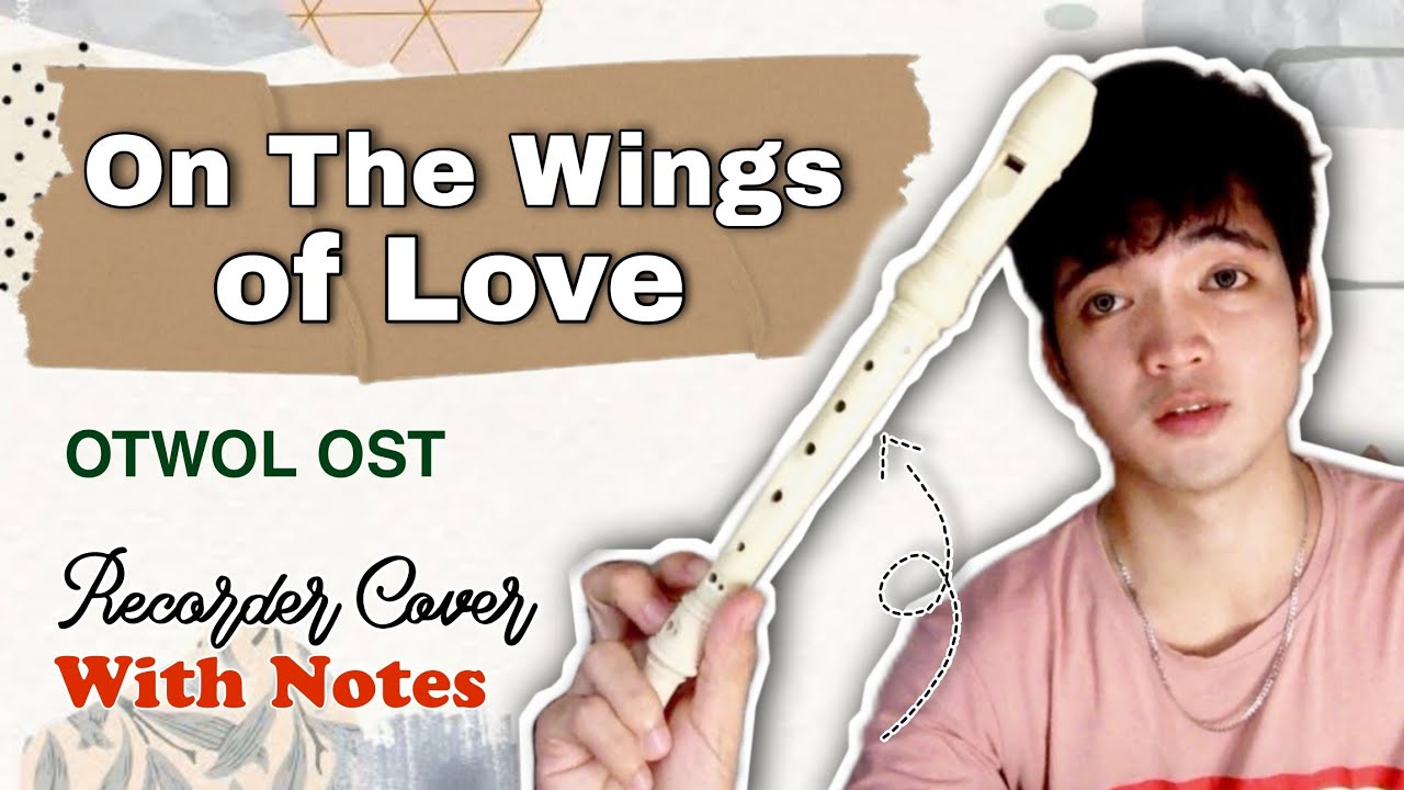 On The Wings Of Love - Recorder Flute Cover with Easy Letter Notes and Lyrics