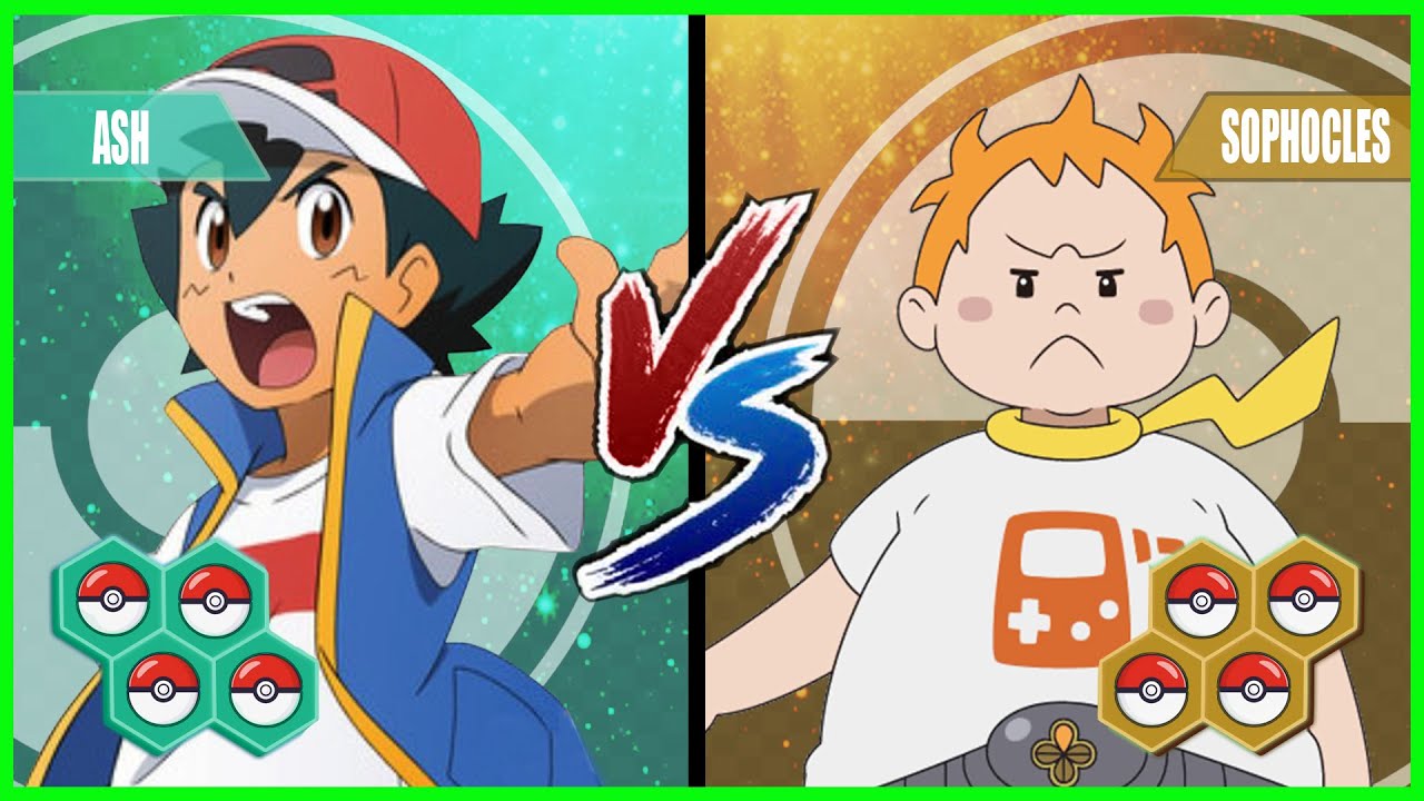Pokemon Battle Pedia: Ash Vs Sophocles