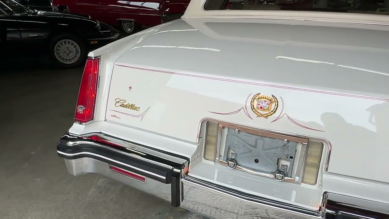 1985 CADILLAC ELDORADO BIARRITZ TRIPPLE WHITE RESTORED WWW.HOLLYWOODMOTORSUSA.COM