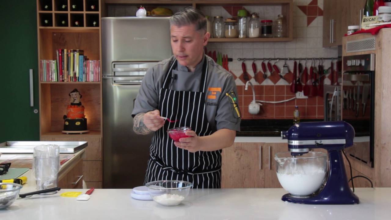 Tutorial Completo de Macarons com os Corantes Gran Chef  com Flávio Federico