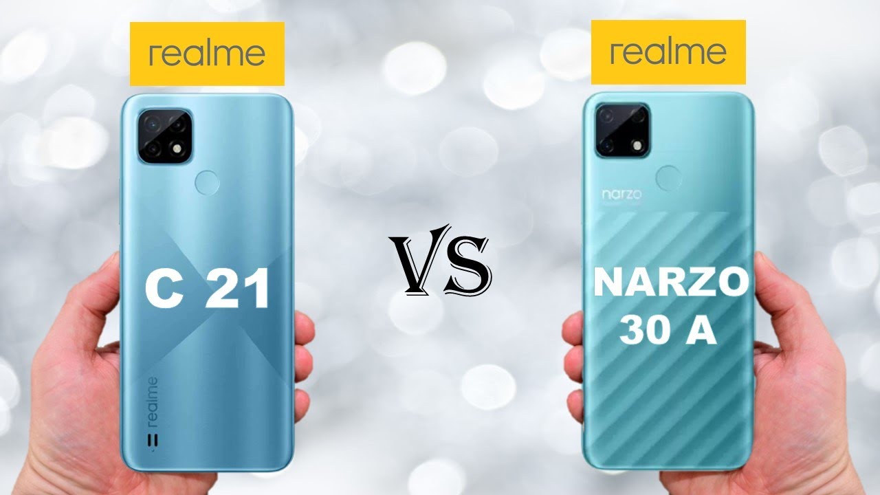 Realme C21 vs Realme Narzo 30A | Comparison
