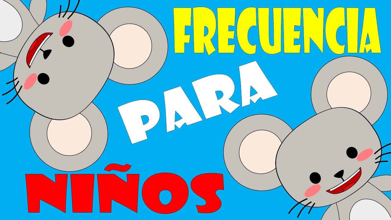 ¿Qué es la frecuencia? para niños - Más frecuente y menos frecuente
