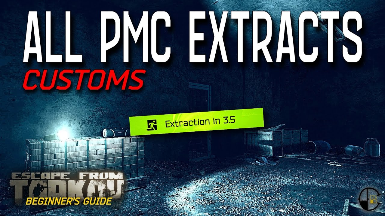 How to Find All PMC Exfils on Customs Map | Escape from Tarkov Beginner's Guide