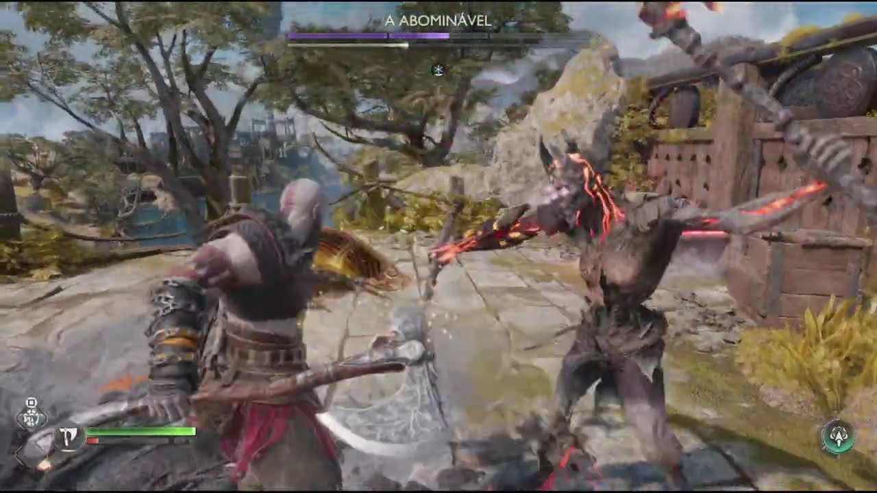 God of War Ragnarök - "Give me god of war" Difficulty - Boss Fight - The Hateful