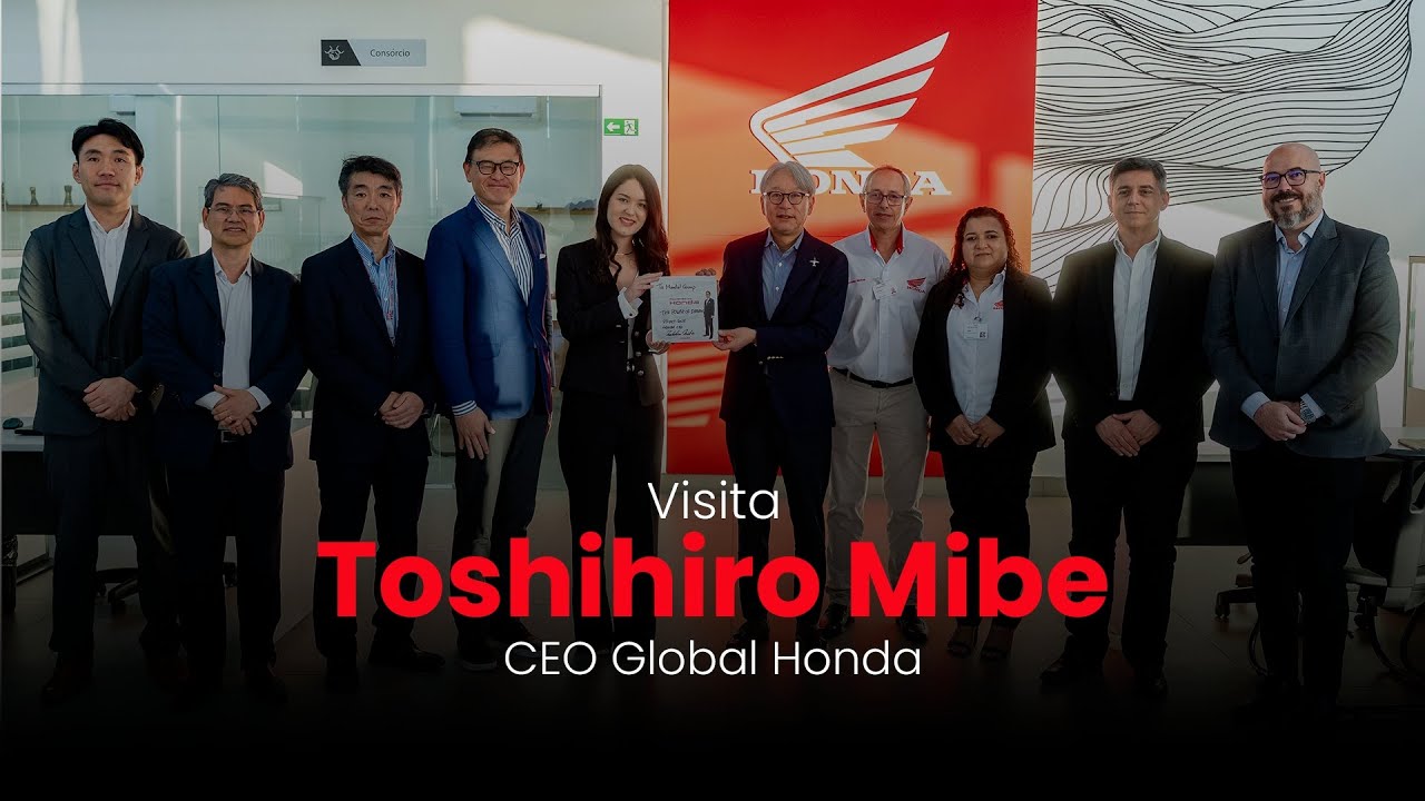 ГЕНЕРАЛЬНЫЙ ДИРЕКТОР HONDA GLOBAL ТОШИХИРО МИБЕ ПОСЕЩАЕТ MUNDIAL MOTOS