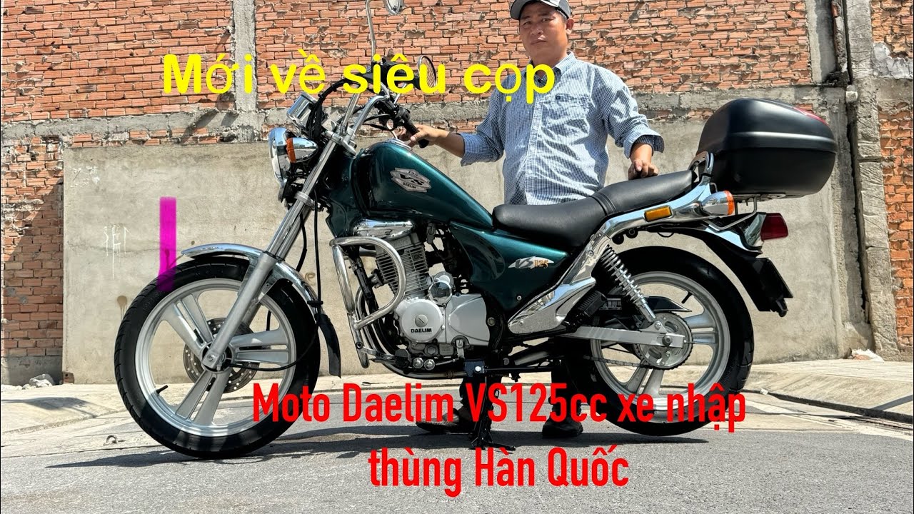Новый мотоцикл Super Tiger Daelim VS125cc, импортированный из Кореи, оригинальная коробка, контак...