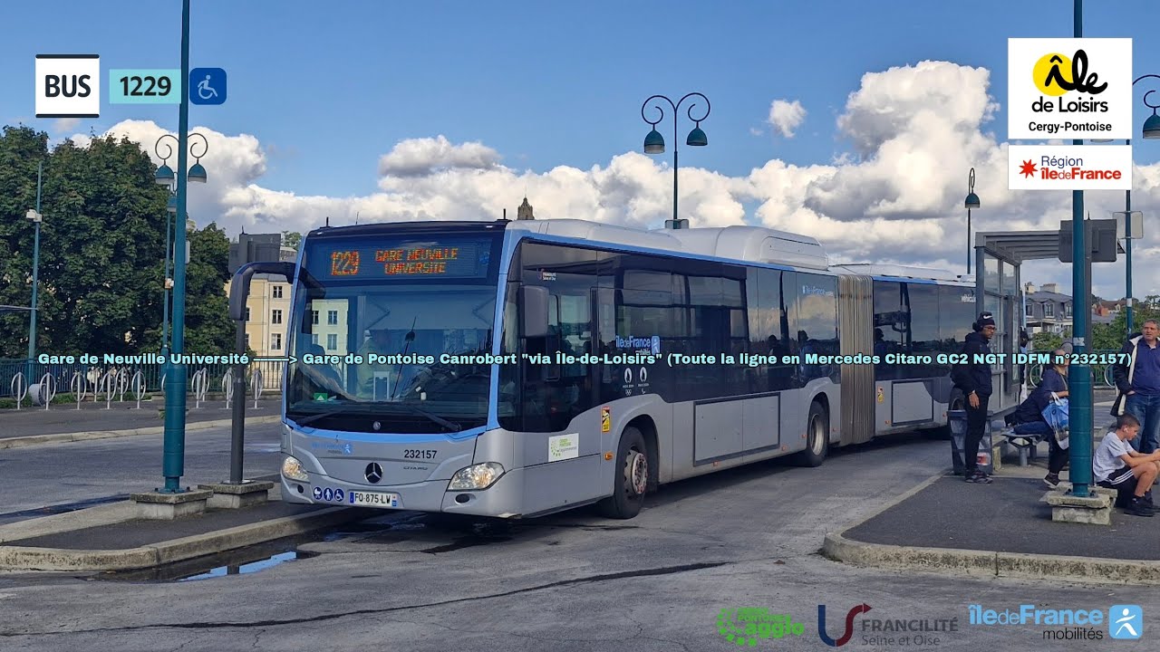 [Ligne 1229 Francilité Seine et Oise] GC2 NGT n°232157 – Neuville Univ. à Gare de Pontoise Canrobert