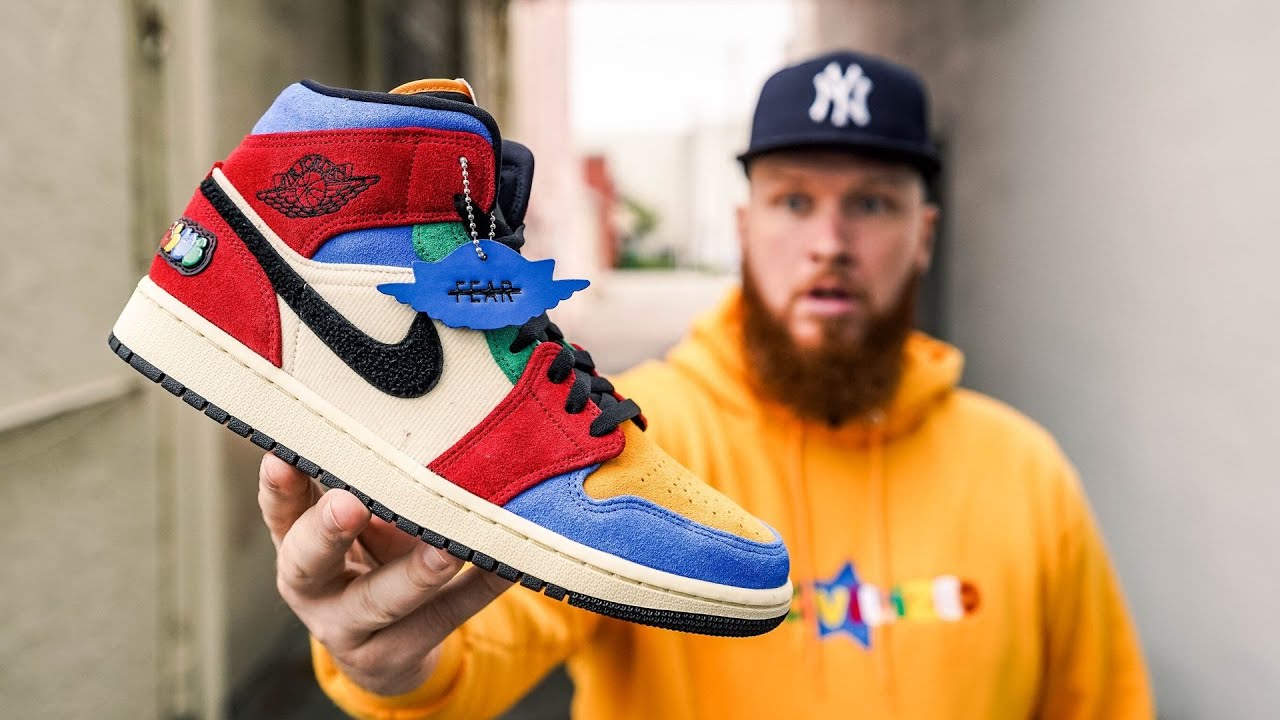 DETAILED LOOK: JORDAN 1 MID FEARLESS BLUE THE GREAT! (In Hand Review)
