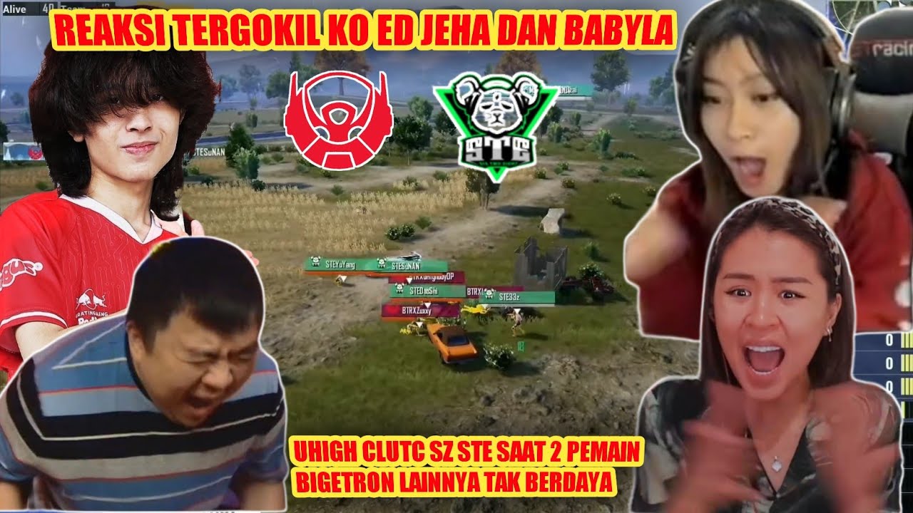 UHIGH GOKIL❗REAKSI BABYLA , KO EDWIN DAN JEHA LIHAT UHIGH CLUTCH SZ STE I BIGETRON RA NIH BOS
