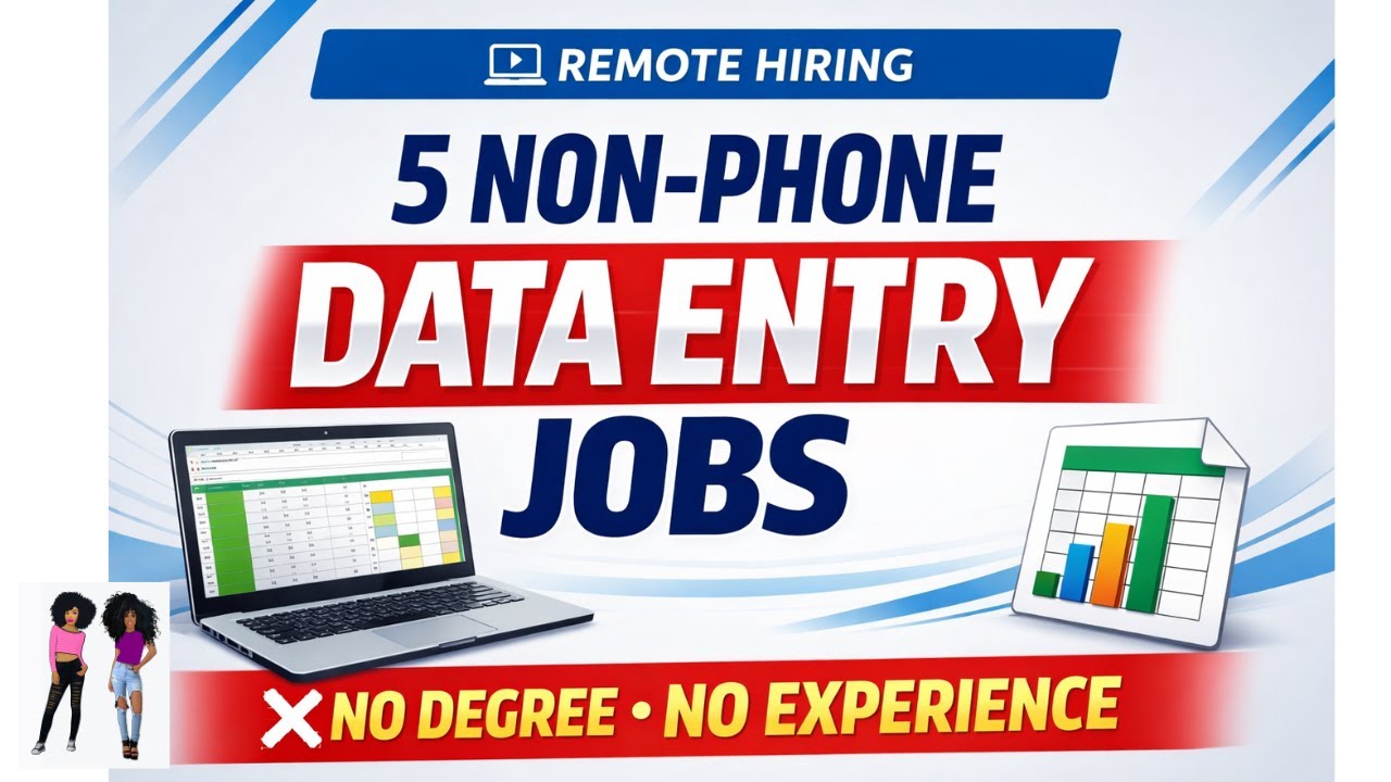 Hot WFH Job Leads!!! Work From Home As A Data Entry Operator 📱