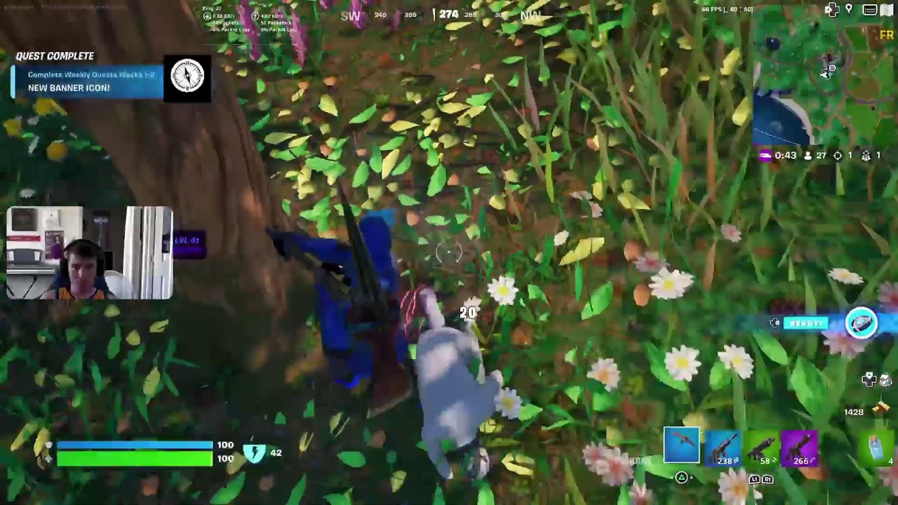 Yourfriendal on the Fortnite grind