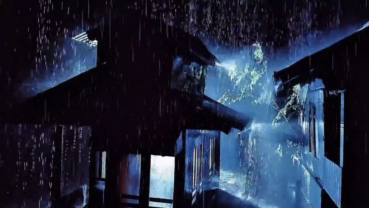 Rainstorm and Thunder at Night 🌧️ The Most Relaxing Sleep Sound