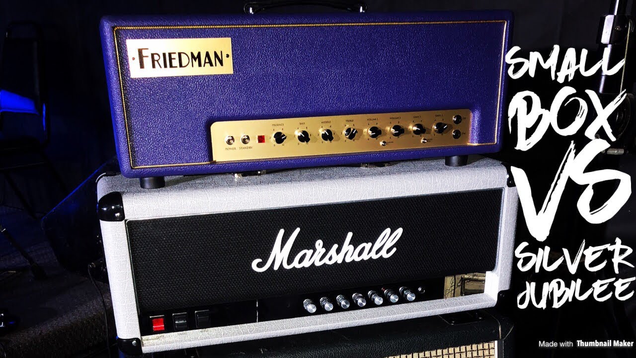 Friedman Small Box vs Marshall Silver Jubilee! Real World Onstage!