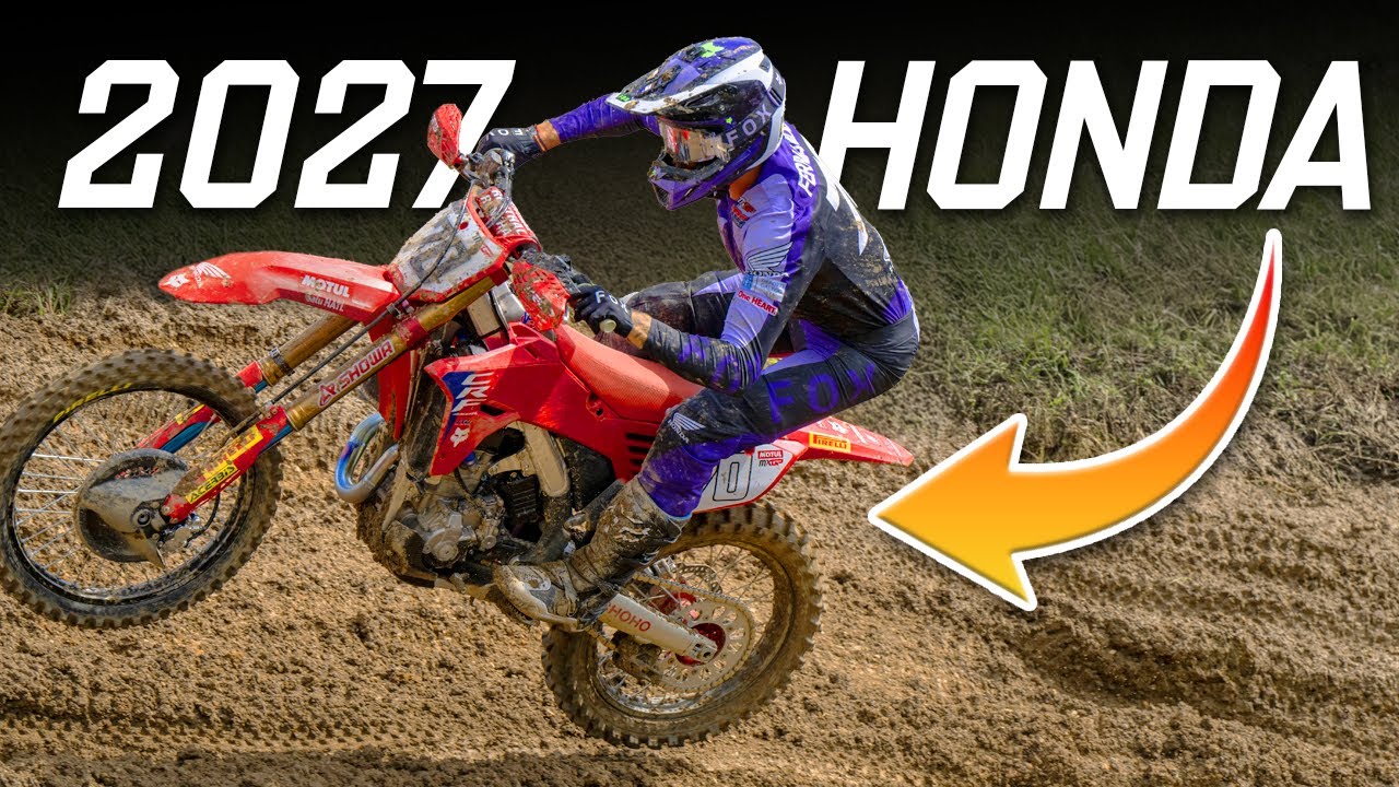 FIRST LOOK👀 2027 Honda CRF450 Spotted at MXGP!