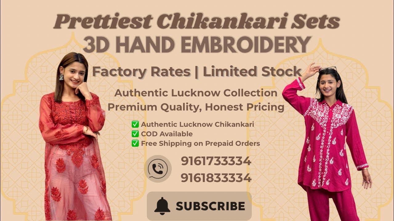 Prettiest Chikankari Sets ✨ | Latest Designs | LIVE
