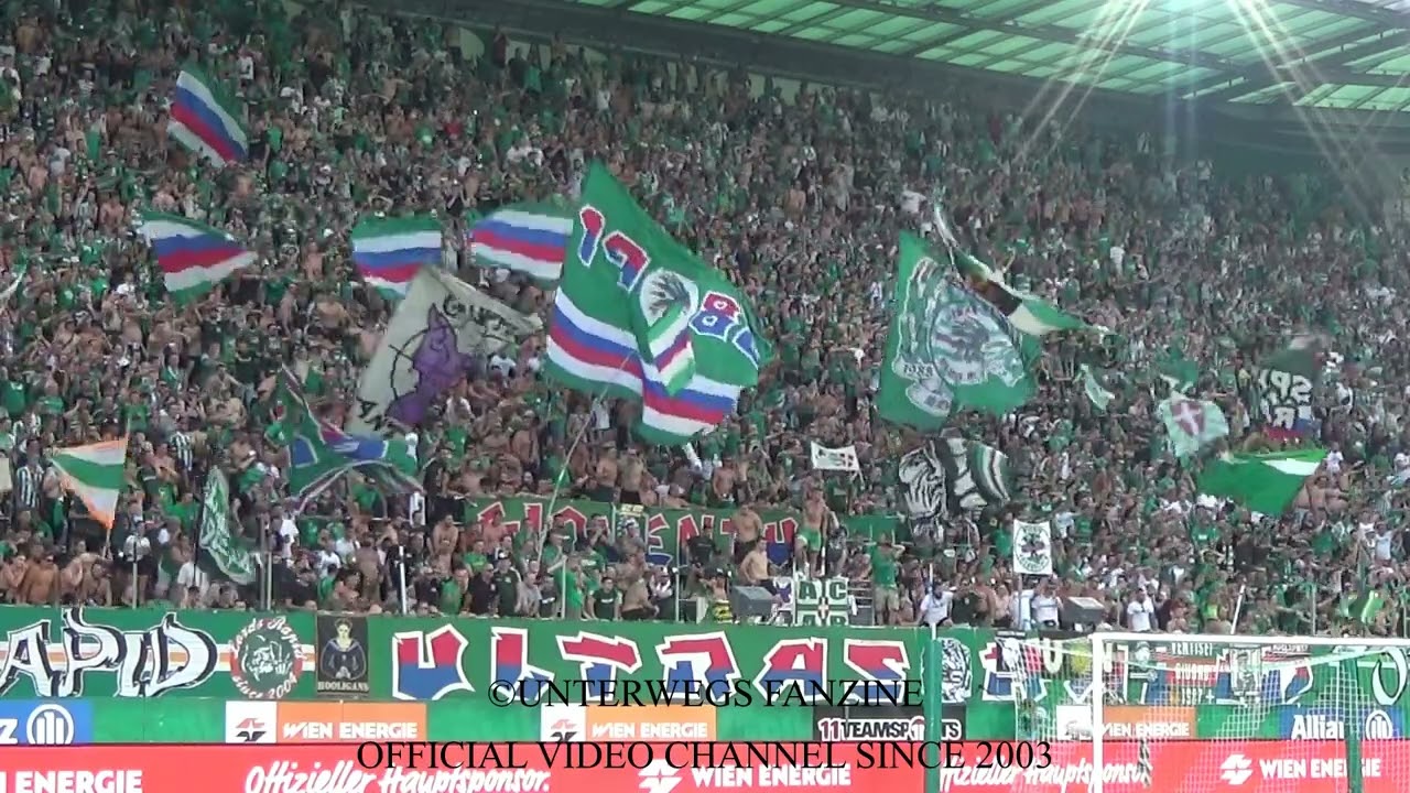 SK Rapid Wien-AC Fiorentina 2023/24 (Elfmeter, Torjubel, Wien * West * Hütteldorf)