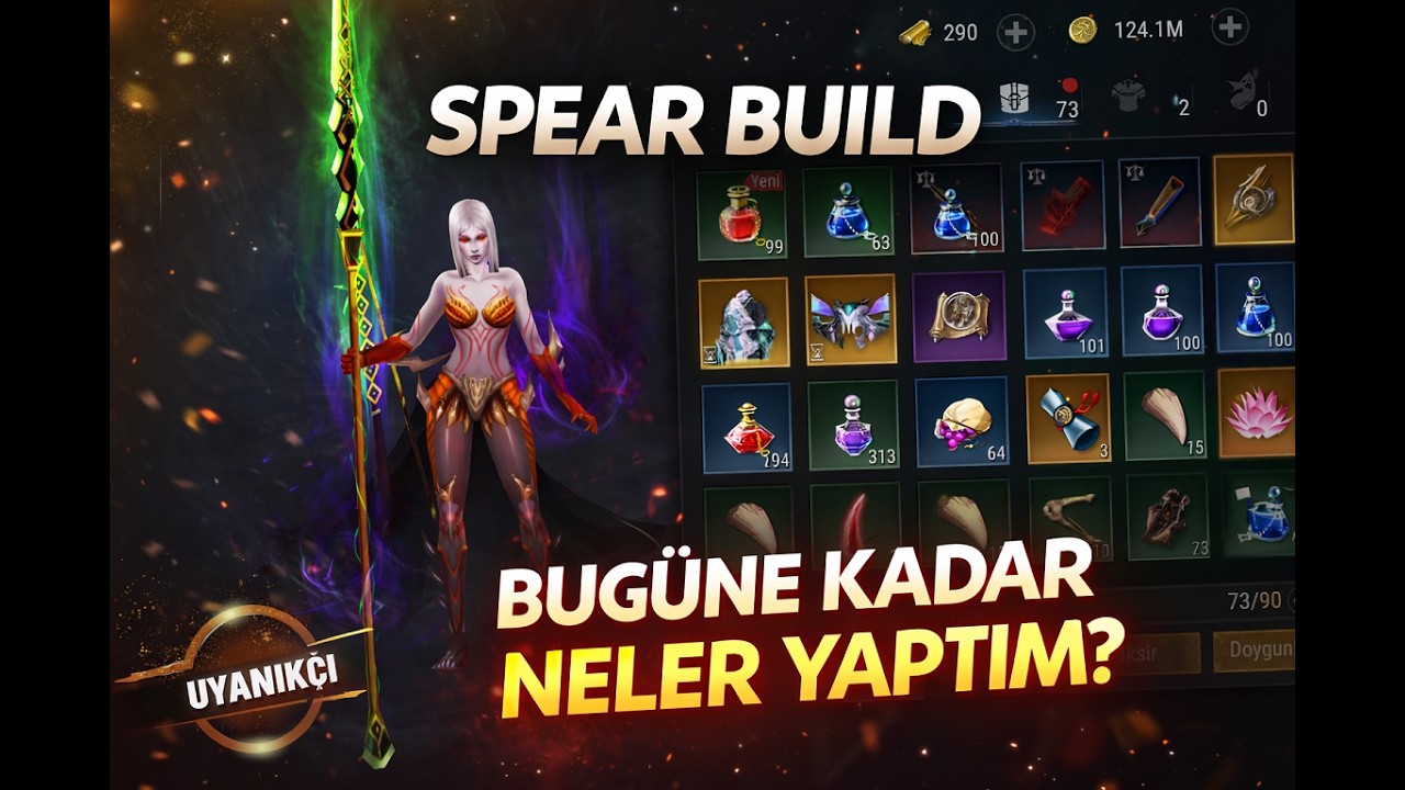 Silkroad Mobile INT Spear Buildim | 52 Level’e Kadar Neler Yaptım? Güçlü mü? 🔥