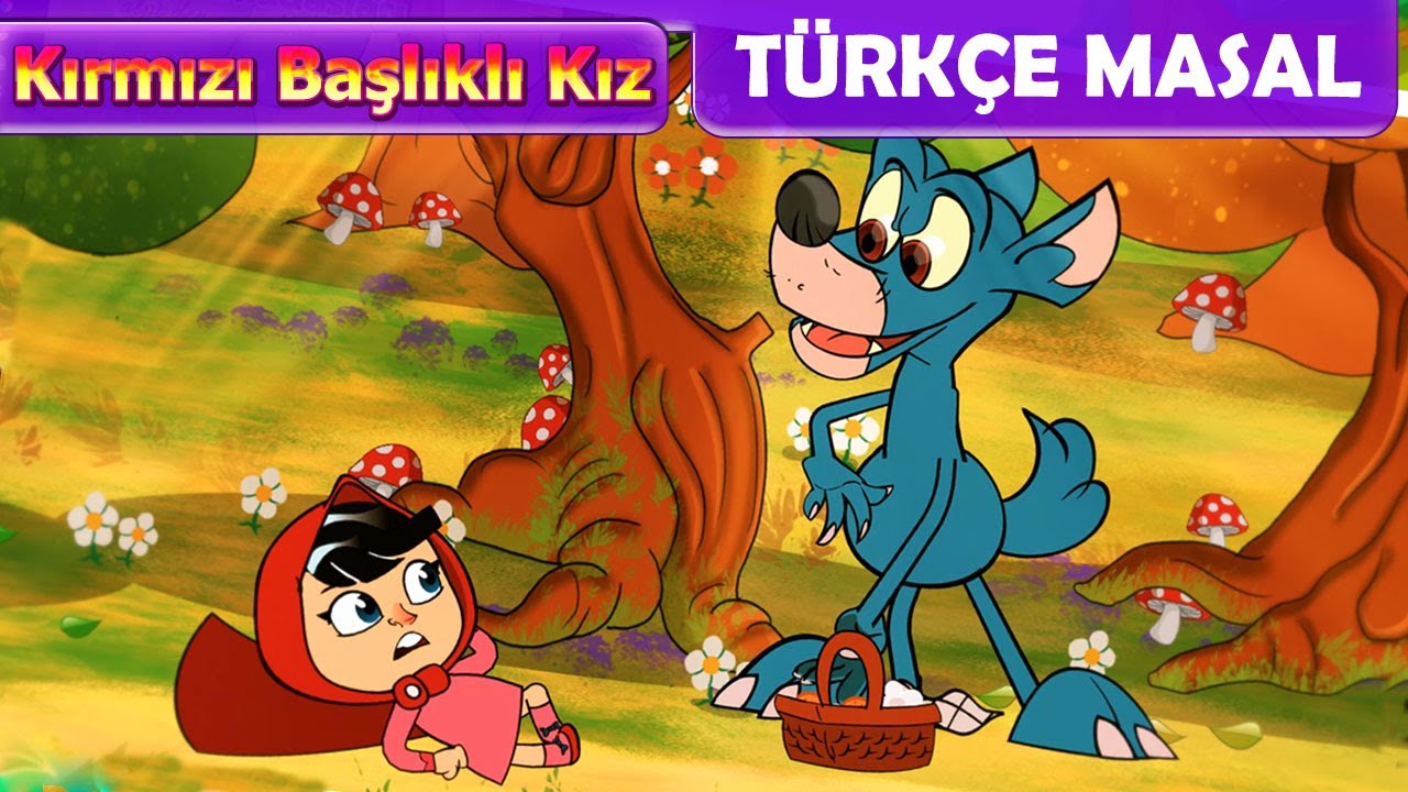 Kırmızı Başlıklı Kız Masalı 🎒 Türkçe Çizgi Film ve Masallar | Alpi'den Masallar