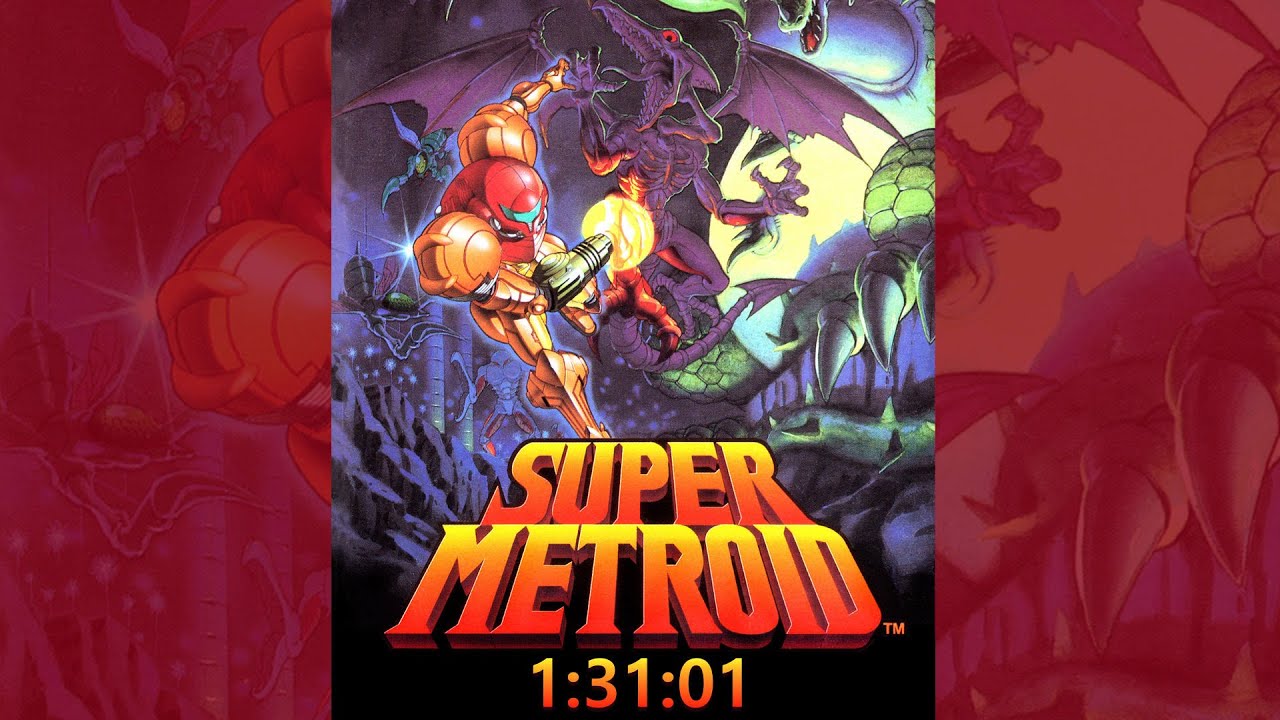 Super Metroid Speedrun 100% (1:31:01)